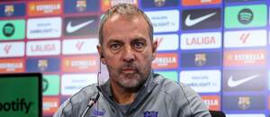 Hansi Flick, kouč FC Barcelona, na fotce ze září 2025