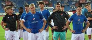 Fotbalisté Baníku před kotlem svých fanoušků Fotbalisté Baníku před kotlem svých fanoušků