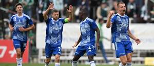 Radost olomouckých fotbalistů proti Bohemians
