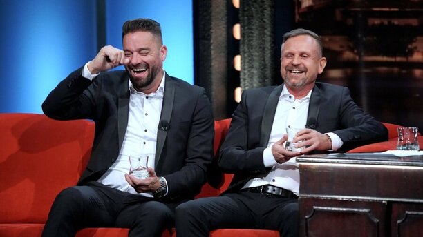 Osobnosti pořadu TIKI-TAKA Petr Švancara a Petr Svěcený