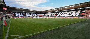 Největším fotbalovým stadionem v Česku je Fortuna Aréna Největším fotbalovým stadionem v Česku je Fortuna Aréna