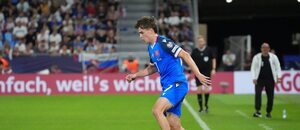Leo Sauer během zápasu Slovenska s Německem