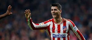 Álvaro Morata při hostování v Atléticu Madrid Álvaro Morata při hostování v Atléticu Madrid