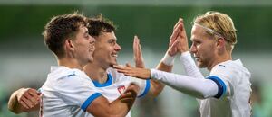 Češi se radují z branky vstřelené Ázerbájdžánu