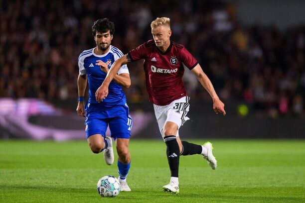 Sparta se v sezoně 2023/24 utkala s Dinamem Záhřeb