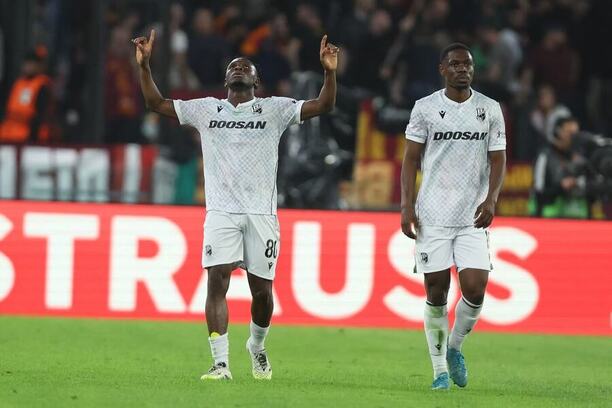 Prince Adu a Cheick Souaré z Viktorie Plzeň Prince Adu a Cheick Souaré z Viktorie Plzeň