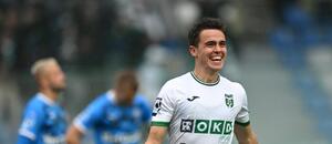 Denny Samko se raduje z gólu do sítě Mladé Boleslavi Denny Samko se raduje z gólu do sítě Mladé Boleslavi