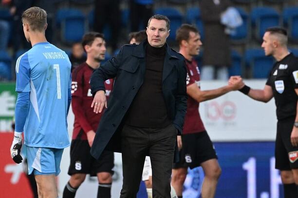 Brian Priske po remíze Sparty na hřišti Slovácka Brian Priske po remíze Sparty na hřišti Slovácka