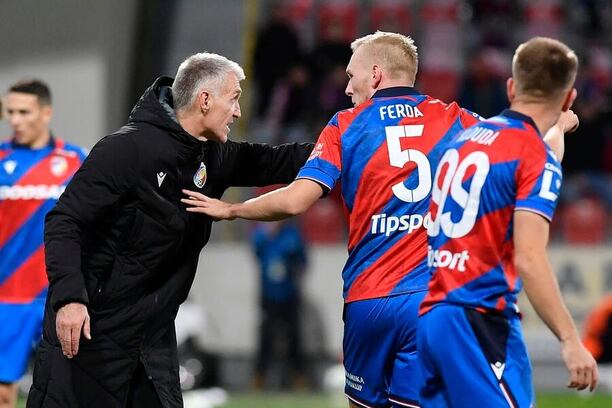 Martin Hyský, Karel Spáčil a Amar Memić z Viktorie Plzeň