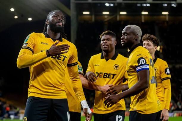 Wolves s Ladislavem Krejčím v sestavě (v pozadí) vyřadili v minulém kole EFL Cupu Everton Wolves s Ladislavem Krejčím v sestavě (v pozadí) vyřadili v minulém kole EFL Cupu Everton