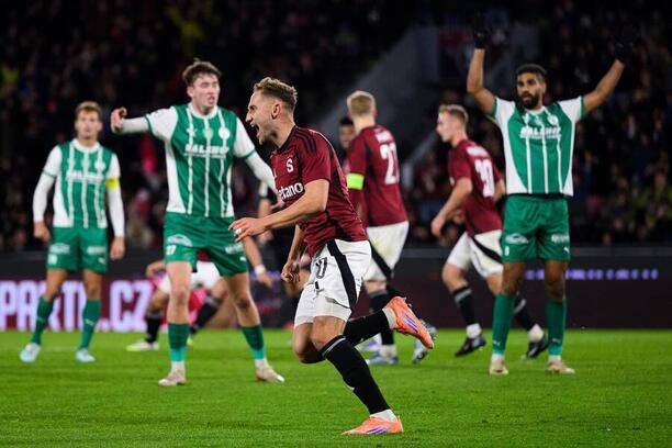 Jan Kuchta se raduje z gólu do sítě Bohemians Jan Kuchta se raduje z gólu do sítě Bohemians