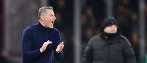 Brian Priske během utkání proti Bohemians