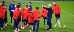 Slávisté se připravují na Arsenal