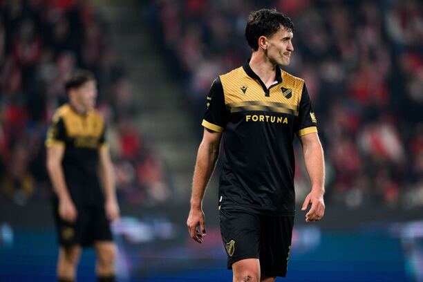 Matěj Chaluš, ostravský obránce, během utkání proti Slavii