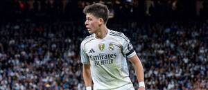 Arda Güler v dresu Realu Madrid proti Valencii