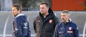 Noví reprezenatační trenéři: zleva Jaroslav Plašil, Jaroslav Köstl a Jan Rezek