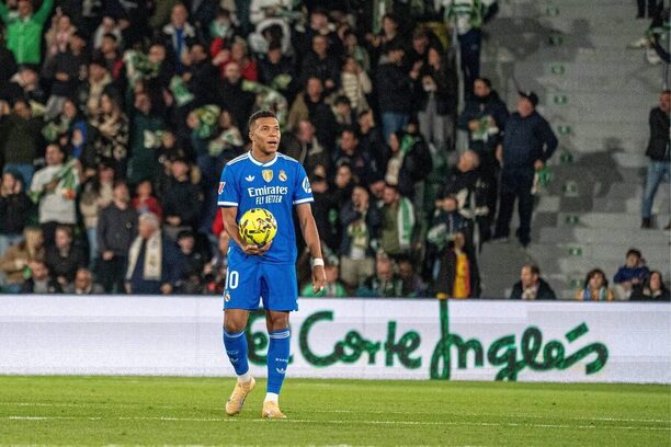 Kylian Mbappé z Realu Madrid