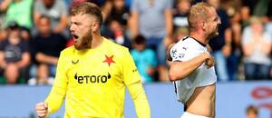 Jindřich Staněk chytil v minulém zápasu penaltu