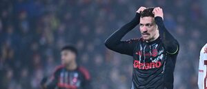 Kapitán Sparty Lukáš Haraslín během prohry s Pardubicemi