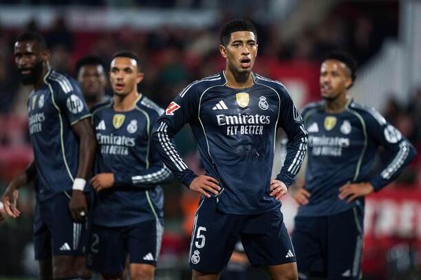 Fotbalisté Realu Madrid ve střetnutí proti Gironě