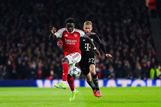 V 5. kole ligové fáze Ligy mistrů došlo na souboj Arsenalu s Bayernem