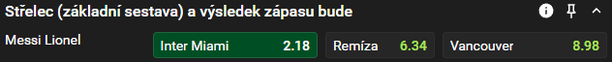 Tip redakce FotbalZpravy.cz na finále play off MLS Inter Miami vs. Vancouver Whitecaps