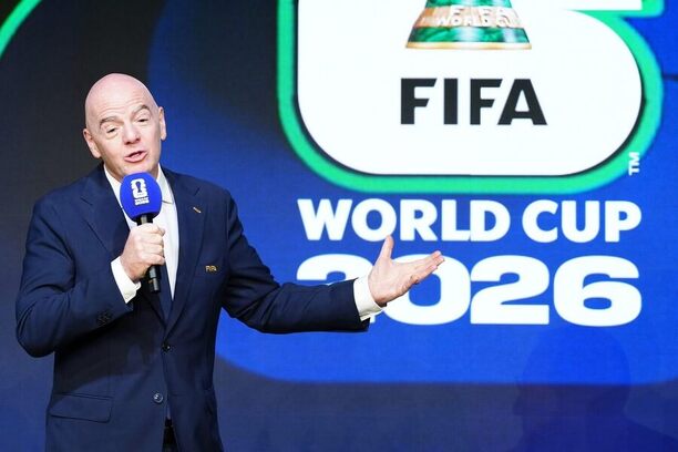 MS 2026 ve fotbale, na fotce Gianni Infantino