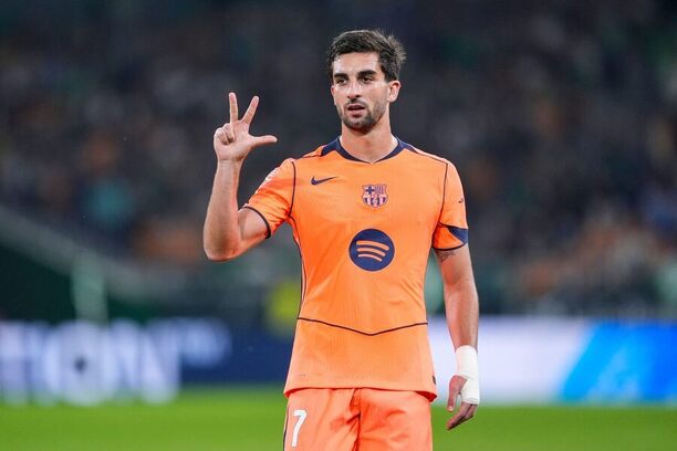 Útočník Barcelony Ferran Torres dal v sobotu proti Betisu tři góly