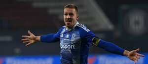 Daniel Vašulín se raduje z branky