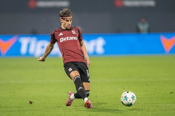 Veljko Birmančević během výhry Sparty v&nbsp;Olomouci