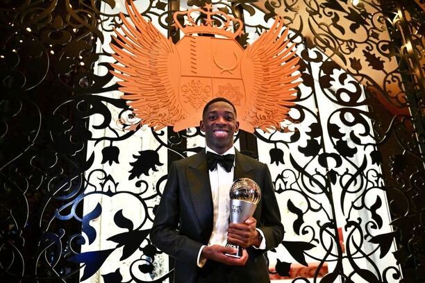 Dembelé nejlepším hráčem roku