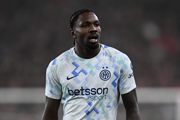 Marcus Thuram během výhry Interu v&nbsp;Janově