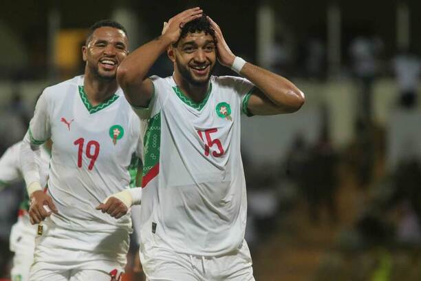 V nominaci Maroka na AFCON 2025 nechybějí ani Youssef En-Nesyri (vlevo) a&nbsp;Ismael Saibari