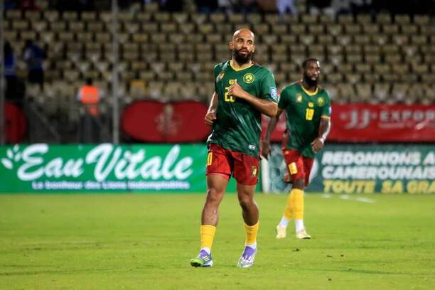 Bryan Mbeumo v&nbsp;dresu Kamerunu