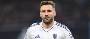 Luke Shaw v dresu Manchesteru United