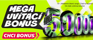 Získej u BetX Mega uvítací bonus až 50.000 Kč