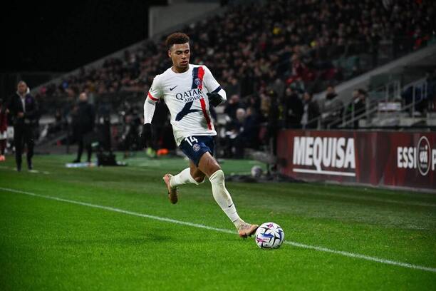 Francouzský útočník Désiré Doué v&nbsp;dresu PSG