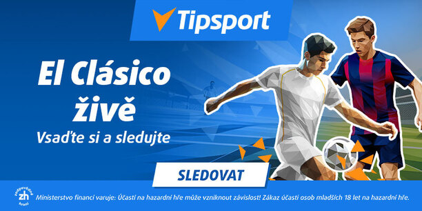 El Clásico můžete sledovat zdarma na TV Tipsport