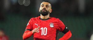 Hvězdný útočník Mohamed Salah v dresu egyptské reprezentace
