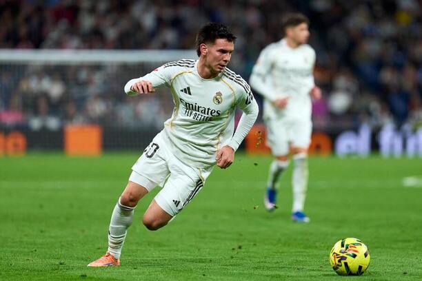 Argentinský fotbalista Franco Mastantuono ve službách Realu Madrid