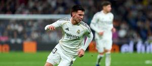 Argentinský fotbalista Franco Mastantuono ve službách Realu Madrid