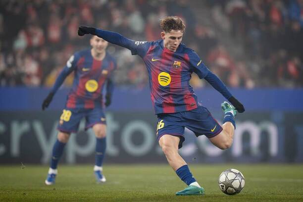 Barcelona odehrála minulé utkání Ligy mistrů na hřišti Slavie