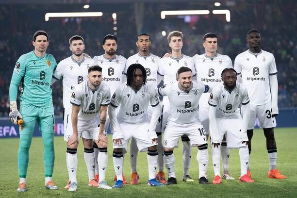 Fotbalisté Basileje před utkáním 7. kola Evropské ligy proti Salzburgu