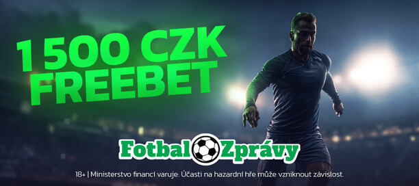 Využijte freebet 1500&nbsp;Kč pouze dnes