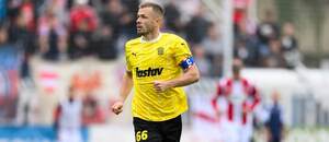 Stanislav Hofmann, kapitán Zbrojovky Brno, během střetnutí Chance Národní Ligy