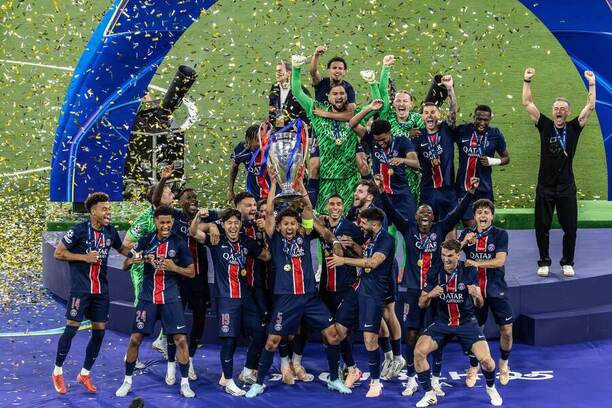Ligu mistrů za sezonu 2024/25 vyhráli fotbalisté PSG
