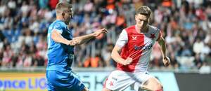 Zápas mezi Mladou Boleslaví a Slavií Praha v 7. kole Chance Ligy 2025/2026