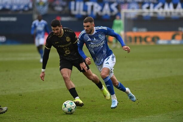 Danijel Šturm během utkání Olomouce s Hradcem Králové