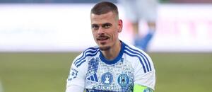 Olomoucký útočník Jan Kliment ve střetnutí proti Baníku Ostrava