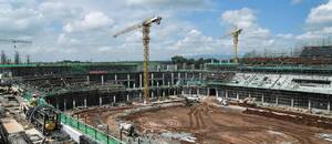 Výstavba stadionu Talanta Sports City